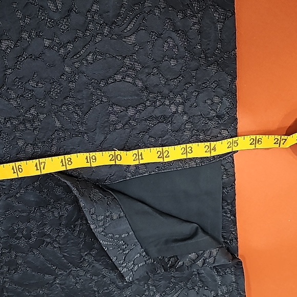 Ann Taylor  black  lace  overlay  skirt - Picture 9 of 11